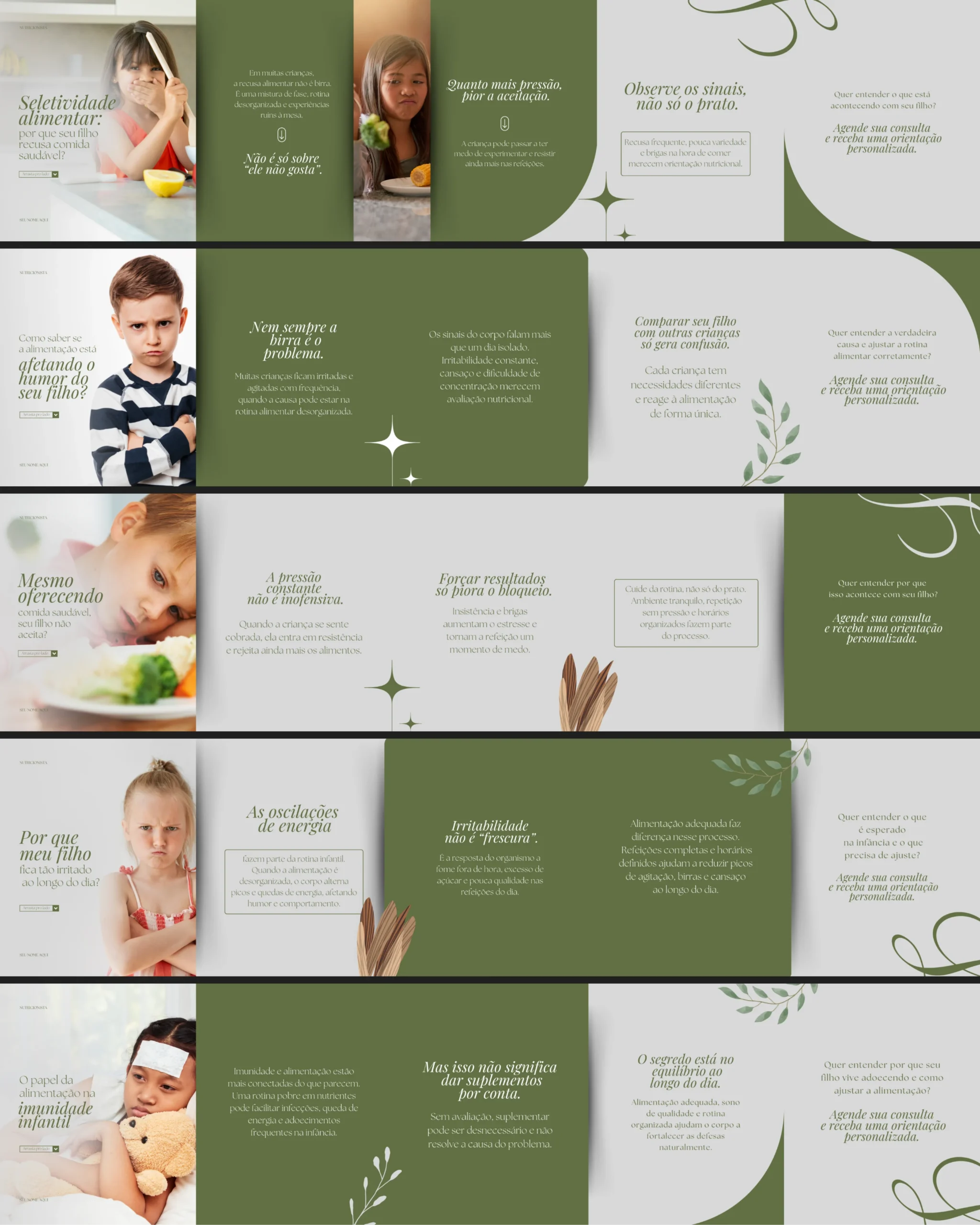 Templates de carrossel