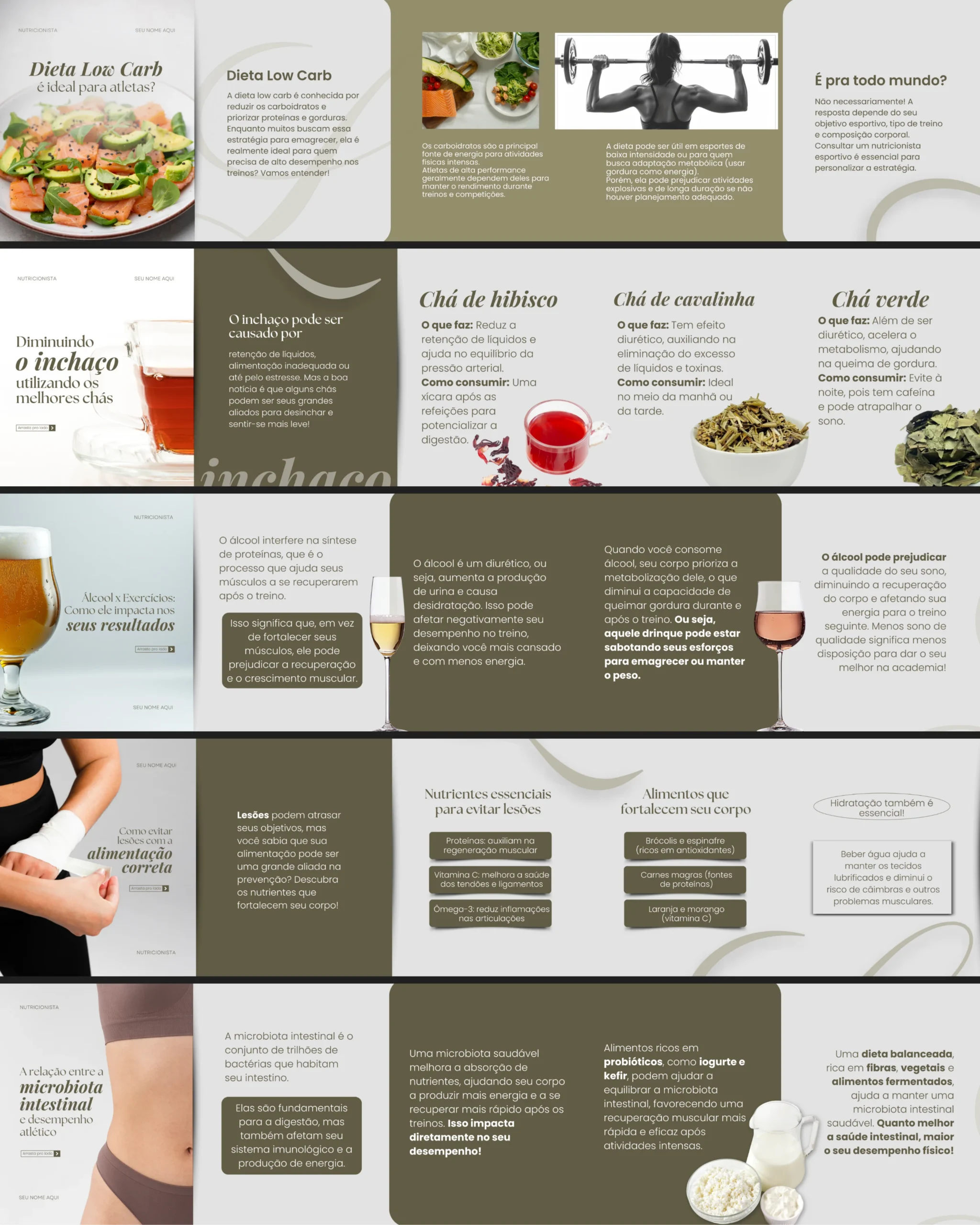 Templates de carrossel